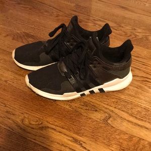 Mens Adidas EQT Black sneakers